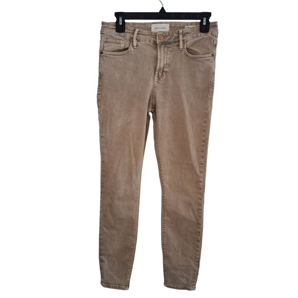 Dear John Gisele Skinny Gray Tan Wash Jeans Size 27 - Picture 2 of 8
